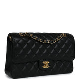 Chanel Medium Classic Double Flap Bag Black Caviar Gold Hardware