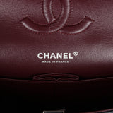 Chanel Medium Classic Double Flap Black Caviar Silver Hardware