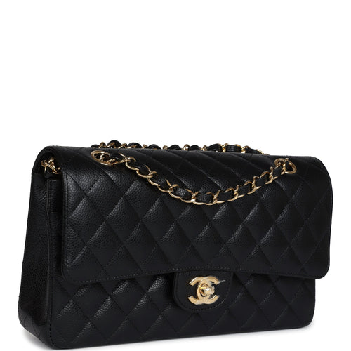 Chanel Medium Classic Double Flap Black Caviar Gold Hardware - Payment 1 for AP