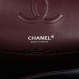 Chanel Medium Classic Double Flap Black Caviar Silver Hardware