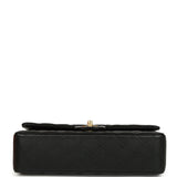 Chanel Medium Classic Double Flap Black Lambskin Gold Hardware