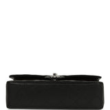 Chanel Medium Classic Double Flap Black Caviar Silver Hardware