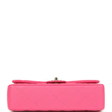 Chanel Medium Classic Double Flap Pink Caviar Light Gold Hardware