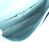 Chanel Medium Classic Double Flap Bag Blue Multi Tweed Light Gold Hardware