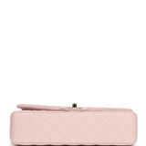 Chanel Medium Classic Double Flap Bag Light Pink Shiny Caviar Light Gold Hardware