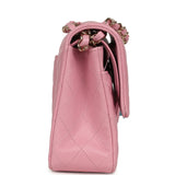 Chanel Medium Classic Double Flap Bag Pink Shiny Caviar Light Gold Hardware - Thumbnail View 3