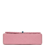 Chanel Medium Classic Double Flap Bag Pink Shiny Caviar Light Gold Hardware - Thumbnail View 6