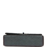 Pre-owned Chanel Medium Classic Double Flap Bag Iridescent Purple Goatskin Rainbow Hardware - Thumbnail View 6