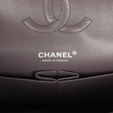 Pre-owned Chanel Medium Classic Double Flap Bag Iridescent Purple Goatskin Rainbow Hardware - Thumbnail View 8