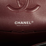 Pre-owned Chanel Medium Classic Double Flap Black Caviar Silver Hardware - Thumbnail View 8