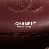 Pre-owned Chanel Medium Classic Double Flap Black Caviar Silver Hardware - Thumbnail View 8