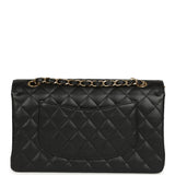 Chanel Medium Classic Double Flap Bag Black Caviar Gold Hardware - Thumbnail View 4