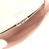 Pre-owned Chanel Medium Classic Double Flap Bag Light Pink, Silver Python Aged Bronze Hardware - Thumbnail View 8
