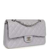 Chanel Medium Classic Double Flap Bag Light Purple Caviar Silver Hardware - Thumbnail View 2