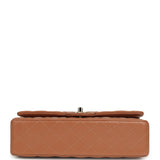 Chanel Medium Classic Double Flap Bag Caramel Lambskin Light Gold Hardware - Thumbnail View 6