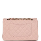 Chanel Medium Classic Double Flap Bag Light Pink Caviar Light Gold Hardware - Thumbnail View 4