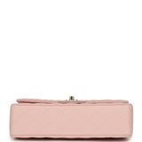Chanel Medium Classic Double Flap Bag Light Pink Caviar Light Gold Hardware - Thumbnail View 6
