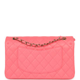 Chanel Medium "Hollywood Charms" Classic Double Flap Bag Coral Lambskin Gold Hardware - Thumbnail View 4