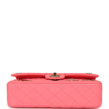 Chanel Medium "Hollywood Charms" Classic Double Flap Bag Coral Lambskin Gold Hardware - Thumbnail View 6