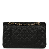Chanel Medium Classic Double Flap Bag Black Caviar Gold Hardware - Thumbnail View 4