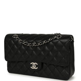 Chanel Medium Classic Double Flap Black Caviar Silver Hardware - Thumbnail View 5