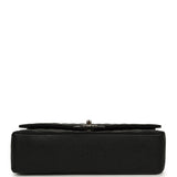 Chanel Medium Classic Double Flap Black Caviar Silver Hardware - Thumbnail View 6