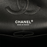 Chanel Medium Classic Double Flap Black Caviar Silver Hardware - Thumbnail View 8