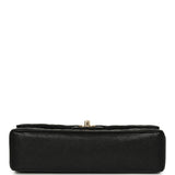 Pre-owned Chanel Medium Classic Double Flap Bag Black Caviar Gold Hardware - Thumbnail View 6