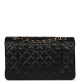 Pre-owned Chanel Medium Classic Double Flap Bag Black Caviar Gold Hardware - Thumbnail View 4