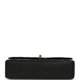 Pre-owned Chanel Medium Classic Double Flap Bag Black Caviar Gold Hardware - Thumbnail View 6