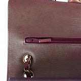 Pre-owned Chanel Medium Classic Double Flap Bag Pink, Purple Iridescent Lambskin Light Gold Hardware - Thumbnail View 8