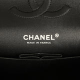 Pre-owned Chanel Medium Classic Double Flap Bag Gold Metallic Lambskin Black Hardware - Thumbnail View 9