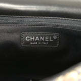 Pre-owned Chanel Medium Single Flap Bag Dark Grey, Bronze, Gold Sequins Ruthenium Hardware - Thumbnail View 9