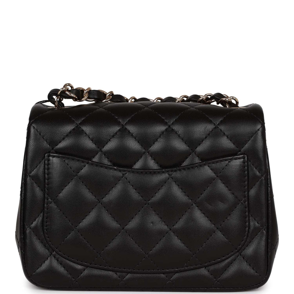 Chanel Classic Mini Rectangular, So Black Lambskin, New in Box