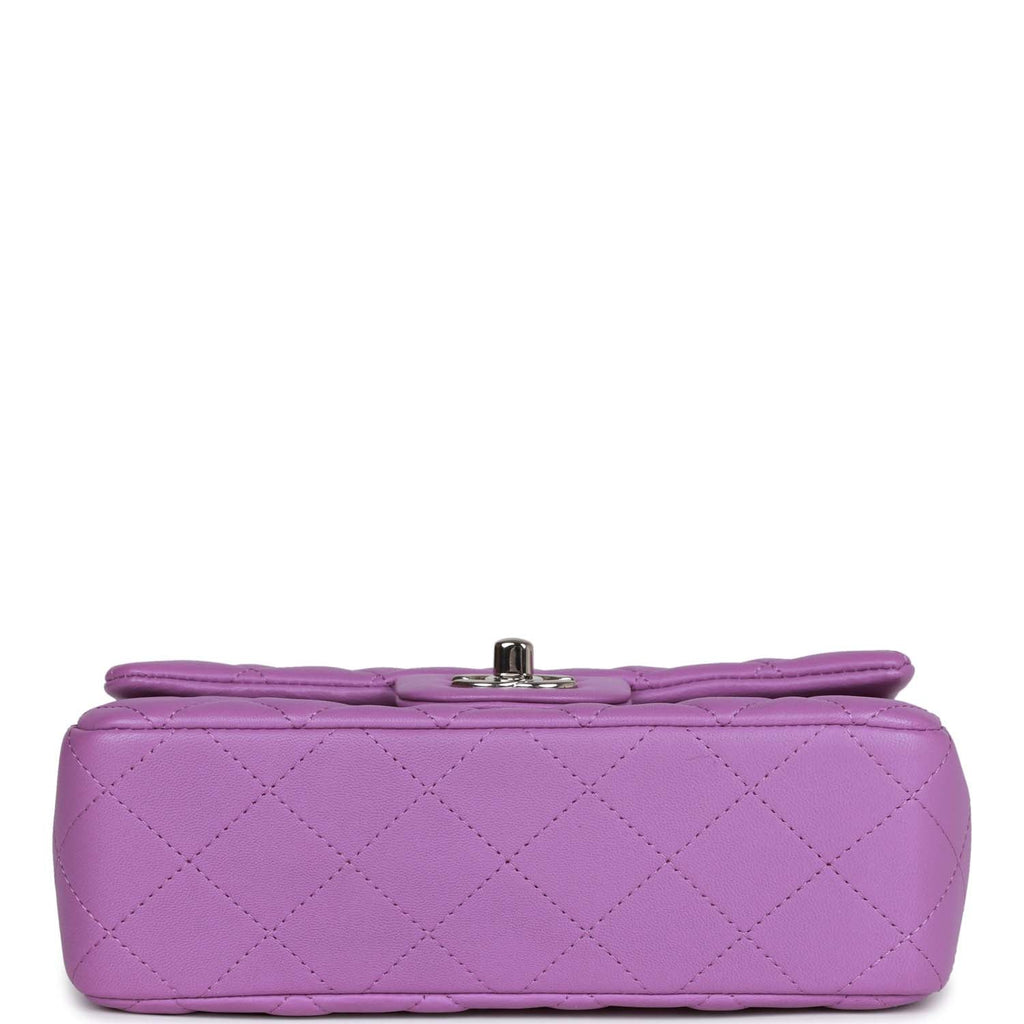 Chanel 22P Purple Lambskin Quilted Small Classic Flap Bag – my-RTW