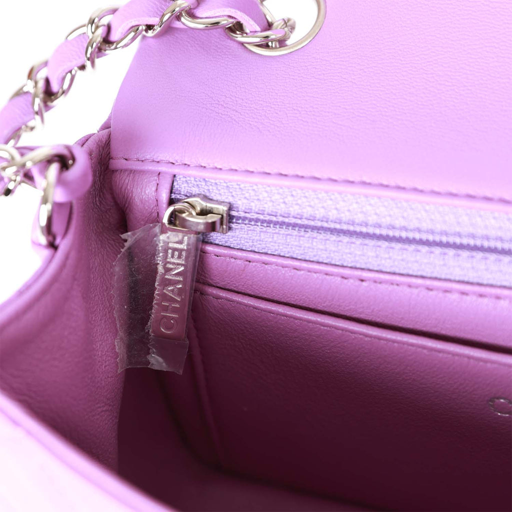Pre-owned Handbag In Purple