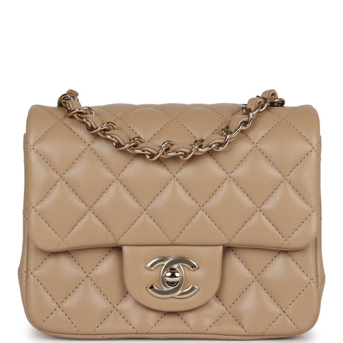 Chanel Medium Classic Double Flap Bag in Beige and Gold Tweed with  Champagne Gold Hardware