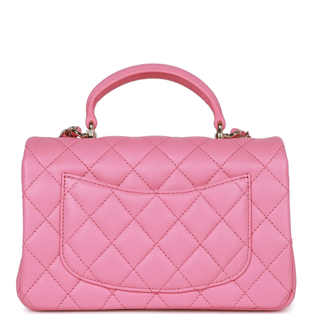 Chanel pink top handle bag Clearance