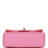 Chanel Mini Rectangular Top Handle 2023 Unicorn Pink Lambskin Full Set