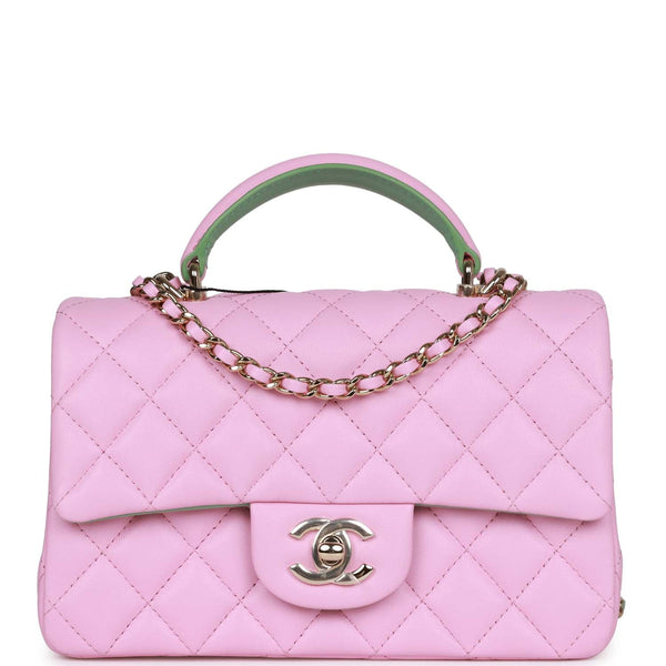 Chanel 2021 Classic Rectangular Mini Flap Bag - Pink Shoulder Bags, Handbags  - CHA941849