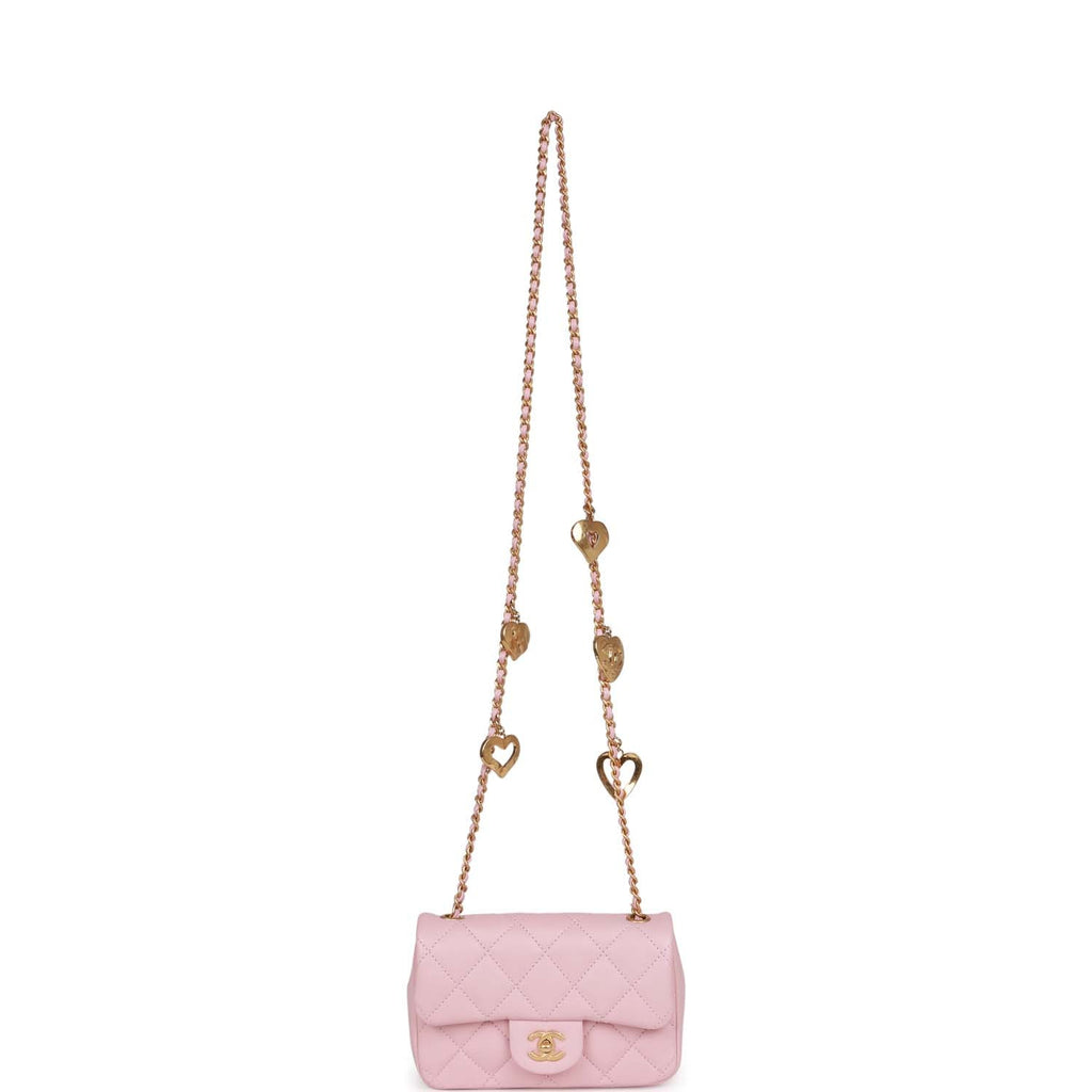 CHANEL, Bags, Chanel Limited Edition Valentines Day Extra Mini Crossbody  With Charms