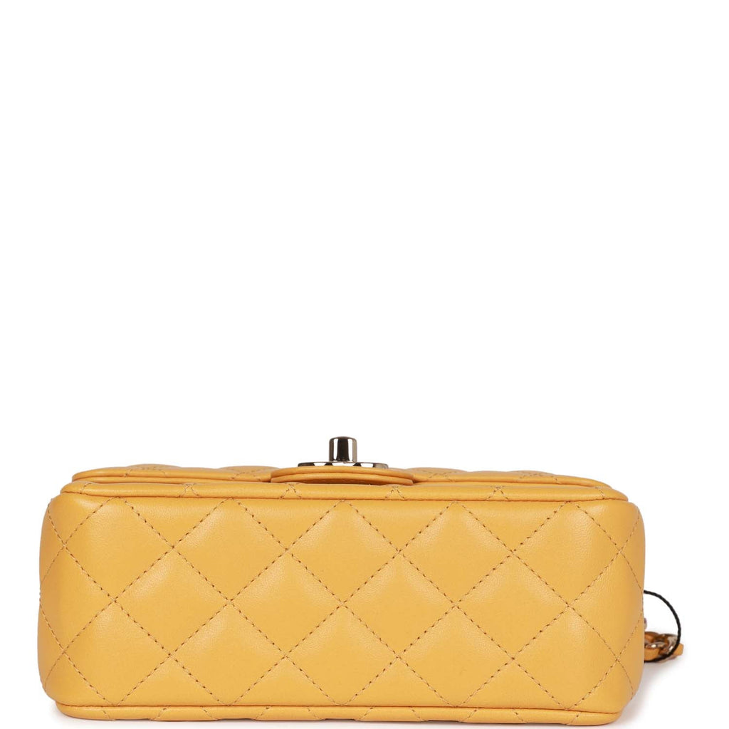 Chanel, Limited Edition Golden Top Handle Quilted Caviar…