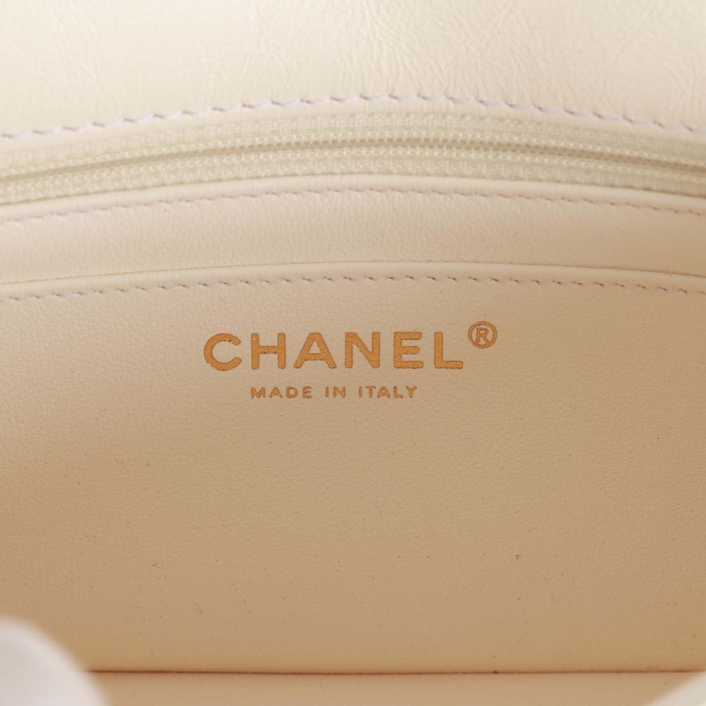 Chanel Mini Reissue 224 2.55 Flap Grey Aged Calfskin Antique Gold Hardware