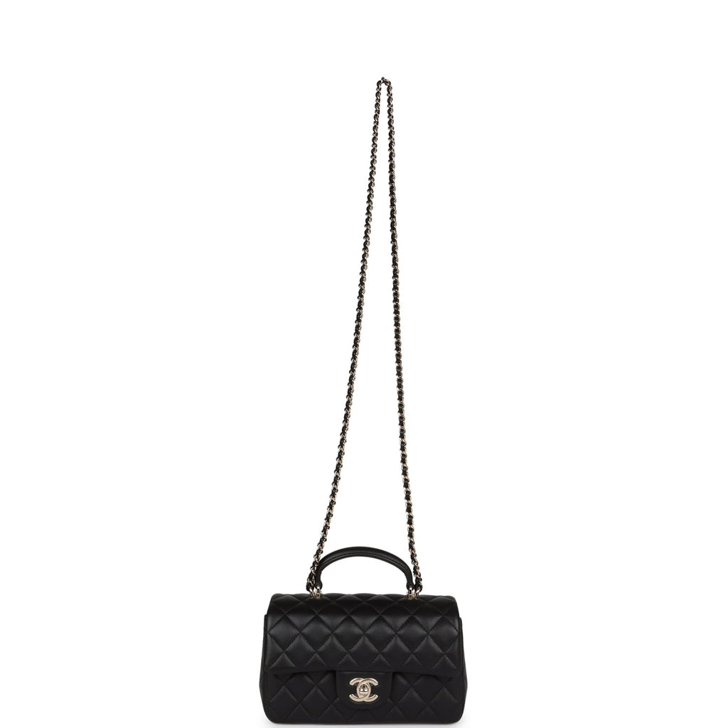 Chanel Mini Flap Bag Lambskin with Gold Hardware – The Luxury Shopper