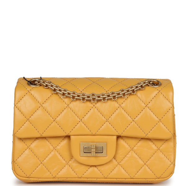 Chanel Mini Reissue 224 Green Aged Calfskin Aged Gold Hardware – Coco  Approved Studio