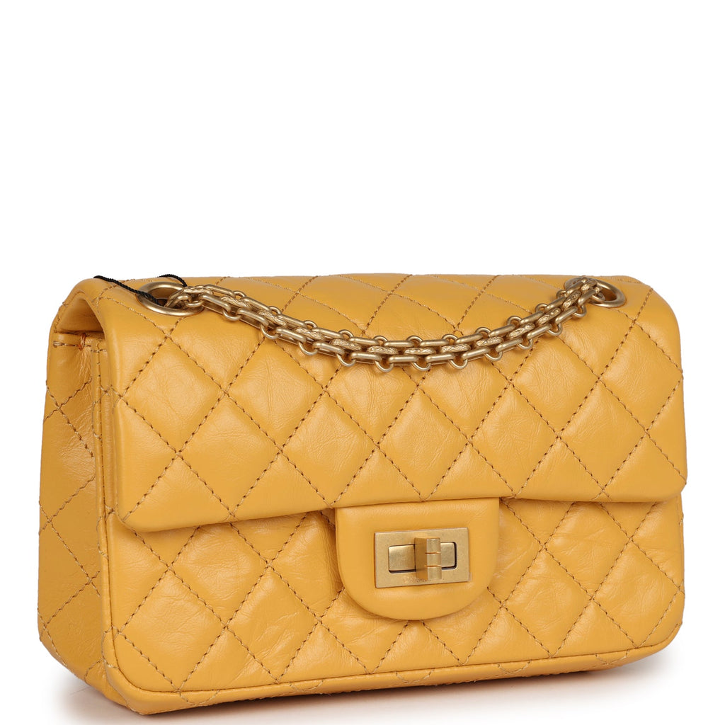 Chanel Mini Reissue 224 Beige Aged Calfskin Gold Hardware – Coco Approved  Studio