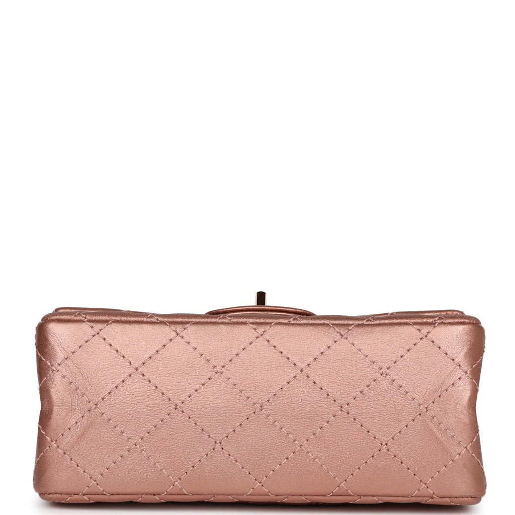 Chanel Chanel Pink Quilted Leather 2.55 10 Shoulder Bag CC Gold
