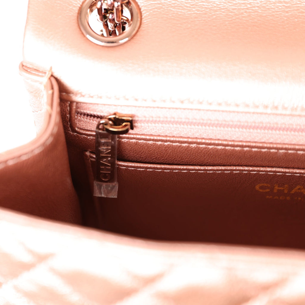 Chanel Zipped Back Calfskin Flap Bag