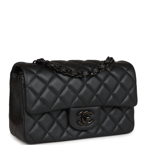 Chanel 2020 Quilted Flap Clutch Black