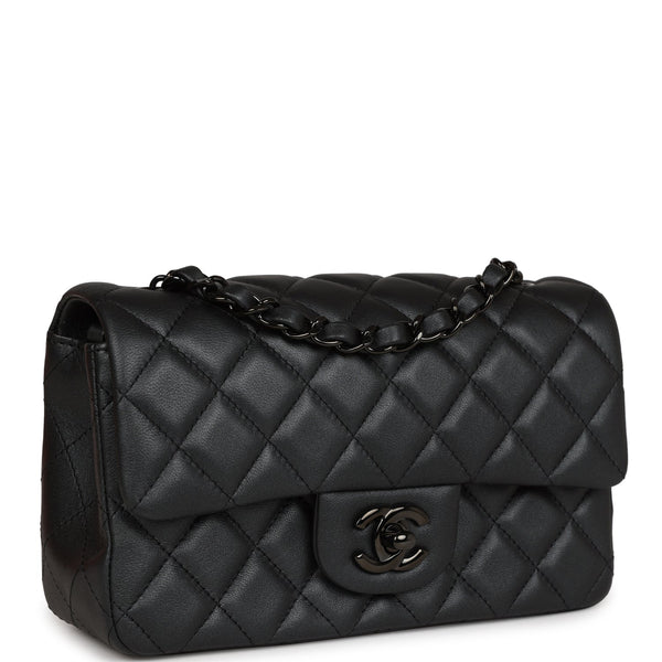 authentic black chanel bag new